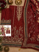 Motifz 5435 Pure Viscose Maslin Digital Print Khatli Work Pakistani Suit