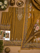 Motifz 5433 Pure Viscose Maslin Digital Print with Khatli Work Suit