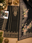 Motifz 5433 Pure Viscose Maslin Digital Print with Khatli Work Suit