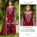 Elan E 55 Gajji Silk Heavy Embroidered Ready to Wear Pakistani Suit