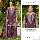 Elan E 55 Gajji Silk Heavy Embroidered Ready to Wear Pakistani Suit