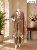 Shraddha Designer Cw 1176 Vikos Pettenn Cheks & Handwork Khatli Work Pakistani Suits