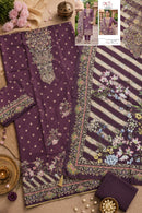 Motifz 5432 Pure Viscose Maslin Digital Print With Khatli Work Pakistani Suit