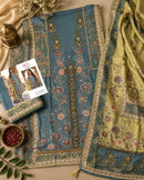 Motifz 5431 Pure Viscose Maslin Digital Print With Khatli Work Pakistani Suit