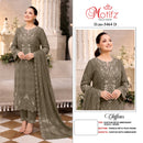 Motifz 5464 Chiffon Embroidery & Khatli Work Pakistani Suit