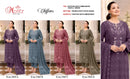 Motifz 5464 Chiffon Embroidery & Khatli Work Pakistani Suit