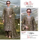Motifz 1551 Chiffon Embroidery & Khatli Work Pakistani Suit Premium Designer Suit