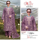 Motifz 1551 Chiffon Embroidery & Khatli Work Pakistani Suit Premium Designer Suit