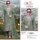 Motifz 1551 Chiffon Embroidery & Khatli Work Pakistani Suit Premium Designer Suit