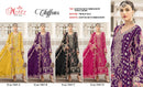 Motifz 5465 Chiffon Embroidery Khatli Work Designer Suit