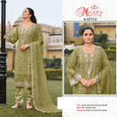 Motifz 5373 Kajri Siffon Embroidery Bits Work Designer Suit