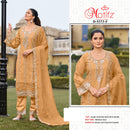 Motifz 5373 Kajri Siffon Embroidery Bits Work Designer Suit