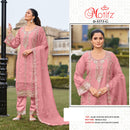 Motifz 5373 Kajri Siffon Embroidery Bits Work Designer Suit