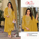 Motifz 5467 Premium Chiffon Embroidered Khatli Work Suit