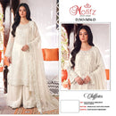 Motifz 5454 Chiffon Embroidery Khatli Work Designer Suit