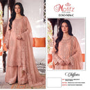 Motifz 5454 Chiffon Embroidery Khatli Work Designer Suit