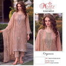 Motifz 5455 Organza Embroidery Khatli Work Party Wear Salwar Suit
