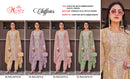 Motifz 5272 Chiffon Embroidered Khatli Work Salwar Suit
