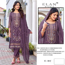 Elan E 10 Chiffon Heavy Embroidered Suit With Handwork & Cutwork Pakistani Suits