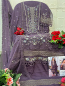 Elan E 10 Chiffon Heavy Embroidered Suit With Handwork & Cutwork Pakistani Suits