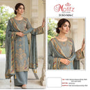 Motifz 5434 Pure Viscose Maslin Digital Print with Khatli Work Designer Suit