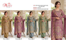 Motifz 5434 Pure Viscose Maslin Digital Print with Khatli Work Designer Suit