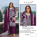 ELAN E 51 Ready Made Cambric Lawn Cotton Heavy Embroidered Suits