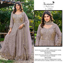 Serine S 1370 Wari Gold Silks Heavy Embroidery Khatli Work Pakistani Suit