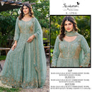 Serine S 1370 Wari Gold Silks Heavy Embroidery Khatli Work Pakistani Suit