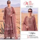 Motifz 5485 Chiffon with Embroidery Khatli Work Designer Suits