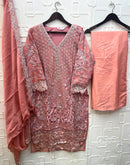 Bilqis B 285 Chiffon Heavy Embroidered With Handwork & Cutwork Designer Suits