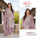 Motifz 733 Organza Embroidery Khatli Work Designer Suits