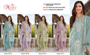 Motifz 733 Organza Embroidery Khatli Work Designer Suits
