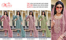 Motifz 5383 Gold Chiffon with Embroidery Bits Worked Designer Suits