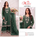 Motifz 5481 Gold Chiffon with Embroidery Bits Work Pakistani Suits