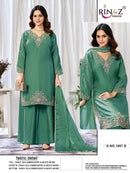 Rinaz R 1867 Fendy Silk With Embroidery & Beads Work Suits