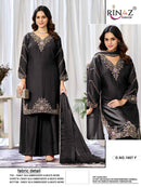 Rinaz R 1867 Fendy Silk With Embroidery & Beads Work Suits