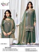 Rinaz R 1868 Fendy Silk With Embroidery Beats Work Designer Suits