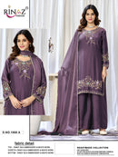 Rinaz R 1868 Fendy Silk With Embroidery Beats Work Designer Suits