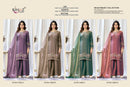 Rinaz R 1868 Fendy Silk With Embroidery Beats Work Designer Suits