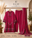Deepsy Suits Elaf Exclusive Pure Lawn Heavy Self Embroidered Readymade Suits