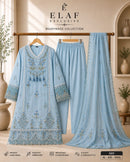 Deepsy Suits Elaf Exclusive Pure Lawn Heavy Self Embroidered Readymade Suits