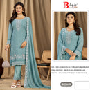 Bilqis B 286 Fox Georgette Heavy Beads Embroidered Suits