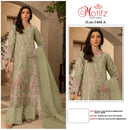 Motifz 5468 Crystal Chiffon Embroidery Khatli Worked Suits