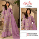 Motifz 5468 Crystal Chiffon Embroidery Khatli Worked Suits