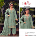 Motifz 5489 Salsa DP Chiffon Fancy Embroidery Bits Work Collection