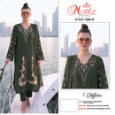 Motifz 5486 Chiffon Heavy Embroidery Khatli Work Suit