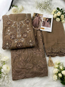 Motifz 5407 Chiffon with Embroidery & Khatli Work Designer Suit