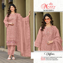 Motifz 5365 Chiffon with Embroidery & Khatli Work Designer Suit