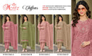 Motifz 5365 Chiffon with Embroidery & Khatli Work Designer Suit